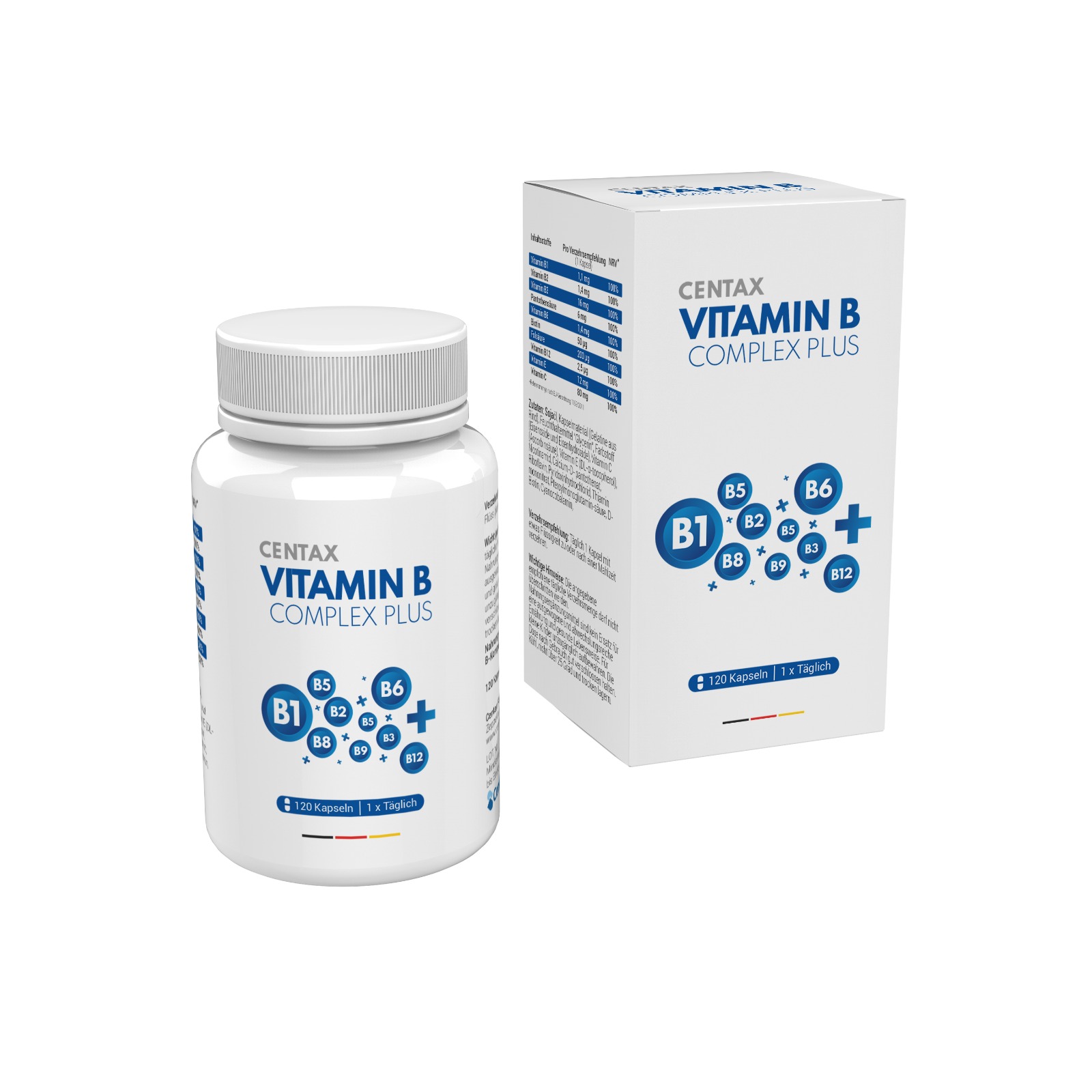 Centax Vitamin B Complex plus package